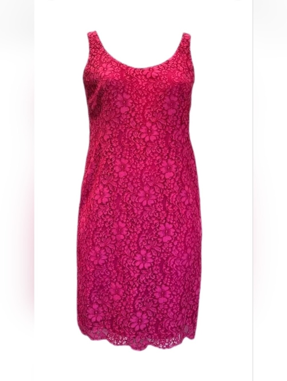 Marina Rinadi Women's Pink Decimale Sleeveless Lace Sheeth Dress Size 20W/29 NWT